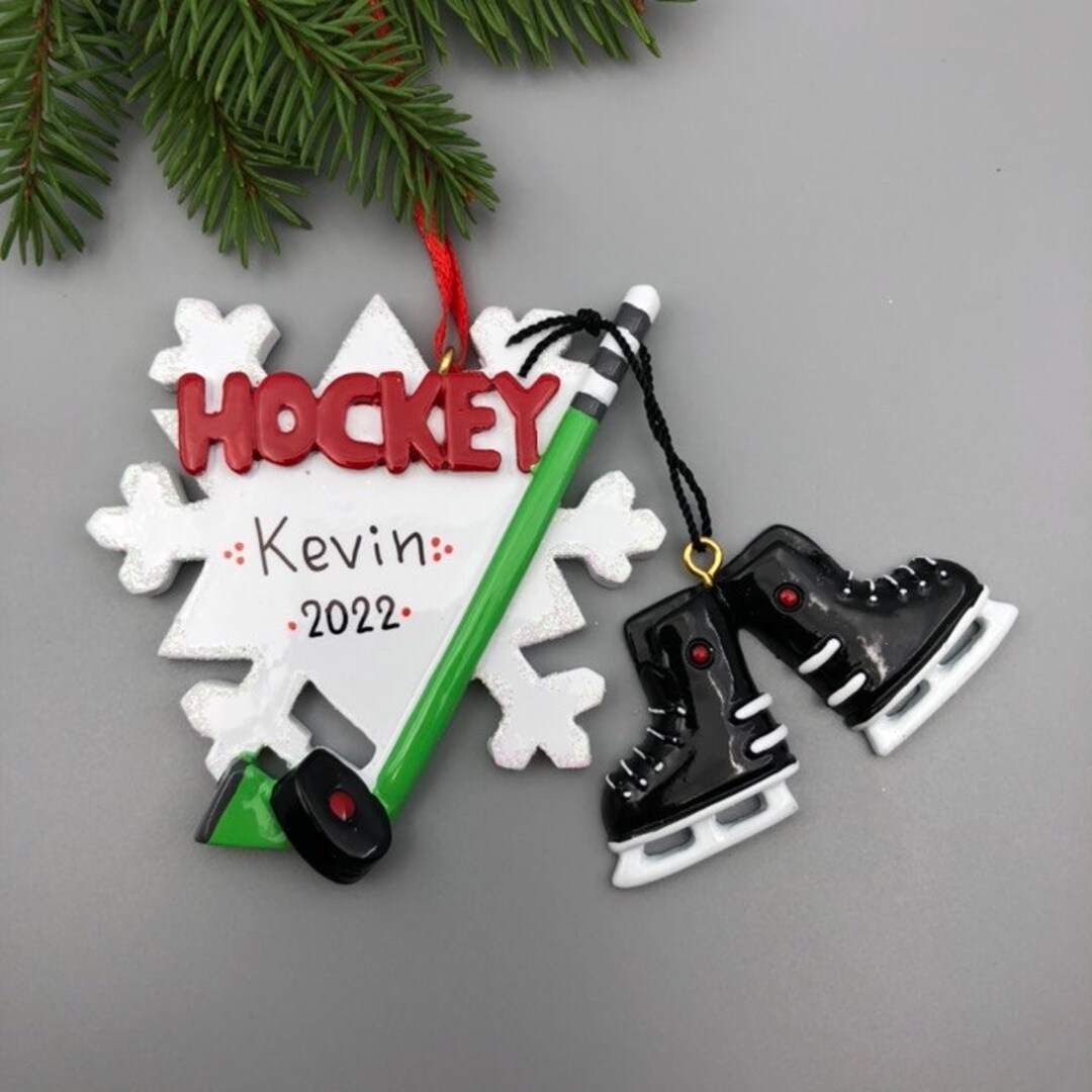 Hockey Christmas Ornaments 