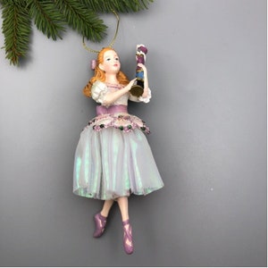 Personalized Nutcracker Christmas Ornament, Nutcracker Girl Christmas Ornament, Nutcracker Suite Clara Ornament