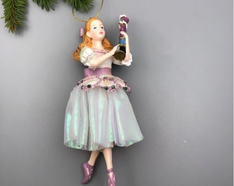 Personalized Nutcracker Christmas Ornament, Nutcracker Girl Christmas Ornament, Nutcracker Suite Clara Ornament