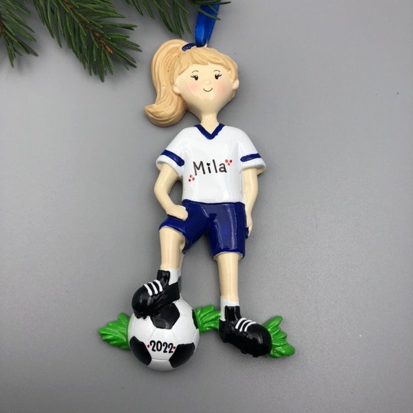 Soccer Ornament Etsy