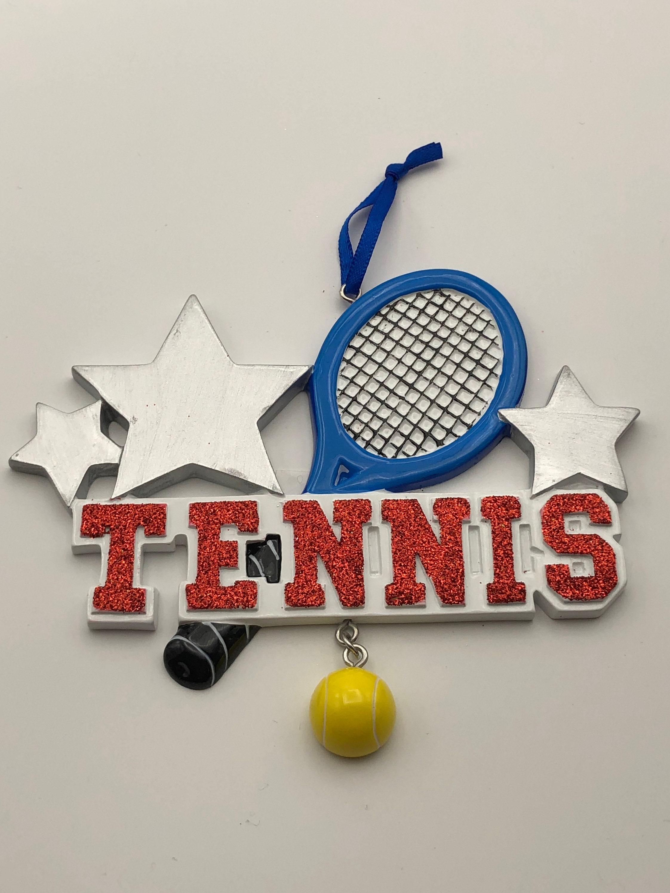 Tennis Ornament Tennis Personalized Ornament Sport Ornament Etsy