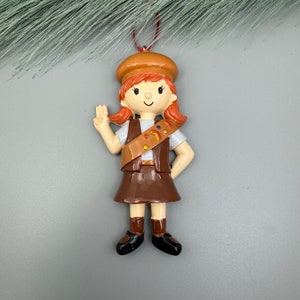 Scout Ornament, Girl Scout Ornament , Scout Personalized Ornament ...