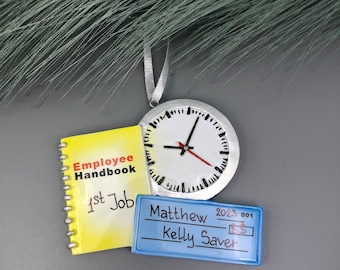 Paycheck Ornament, Paycheck Personalized Ornament, Personalized Christmas Ornament