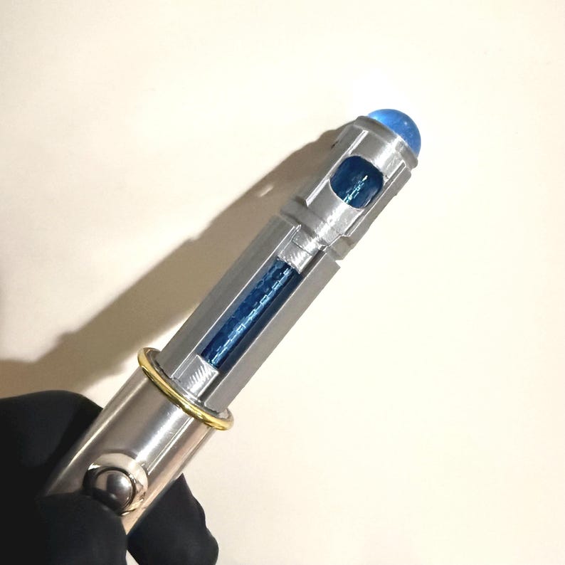 10/11 Doctor Who Sonic Screwdriver Prop With Leather Handle - Etsy