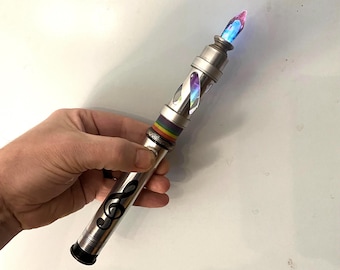 Metal Sonic Screwdriver: Custom Rainbow Accents