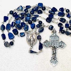 Genuine Lapis Lazuli Rosary