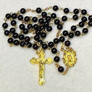 Genuine Garnet Rosary