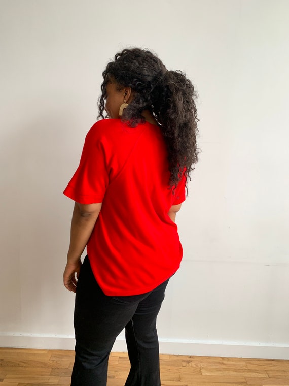Red Red Ringer Tee - image 5