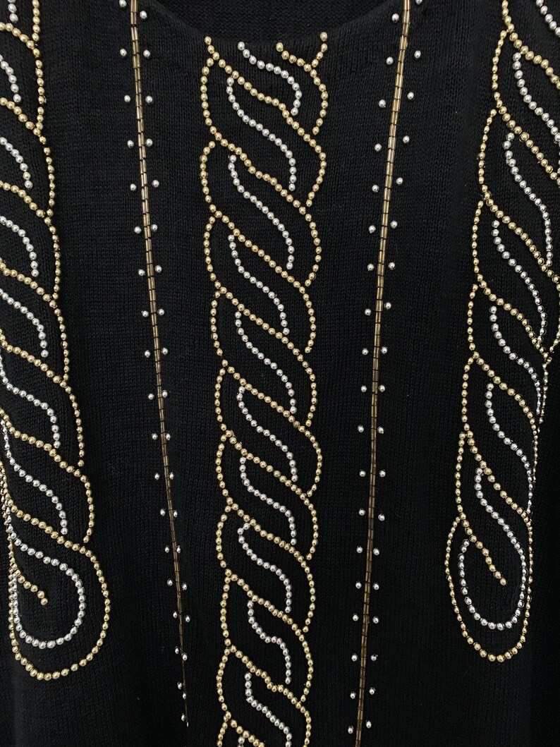 Embellished Tunic Sweater