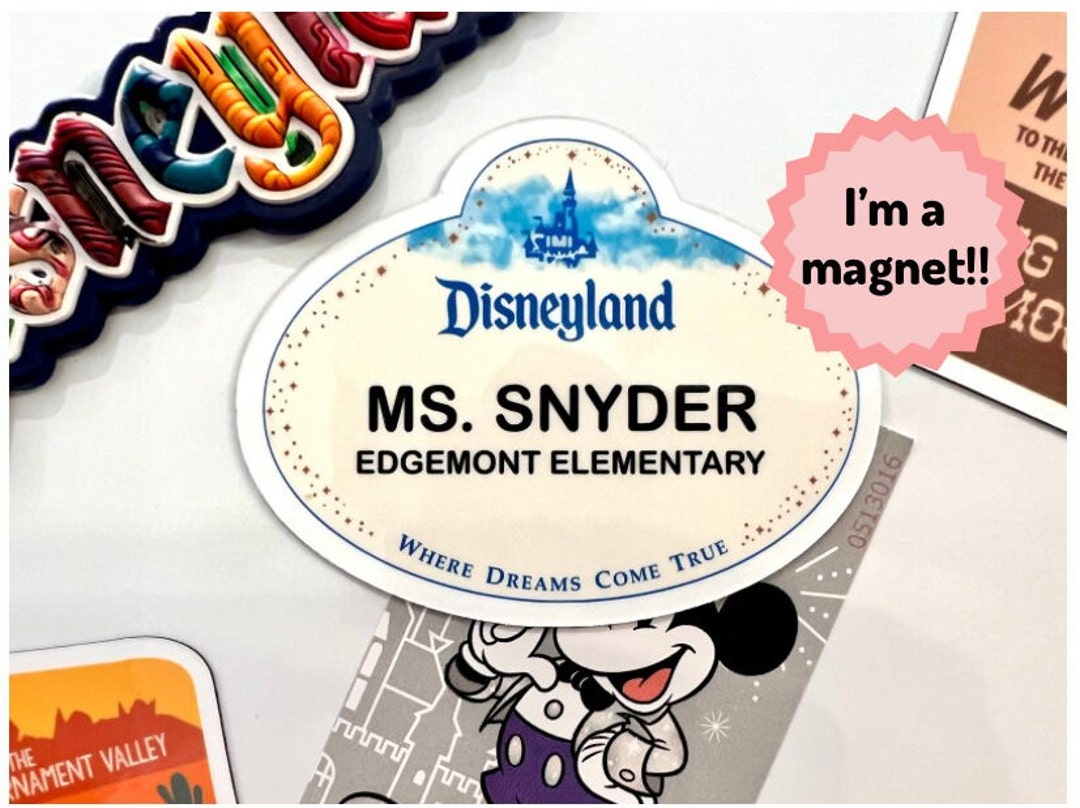 Disneyland Teacher Cast Member Custom Teacher Door