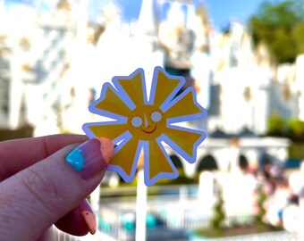 Small World Happy Sun sticker, It's a Small World ride, Disneyland stickers, Magic Kingdom stickers, happiest place on earth, for planner