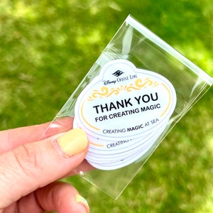 Disney cruise cast member thank you gift sticker pack, DCL decal, cast member appreciation gifts, fish extender gifts for family, Wish