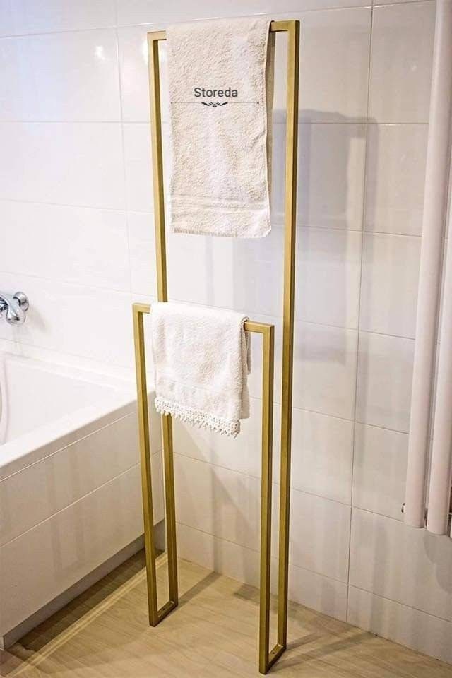 Bathroom Towel Stand Towel Rack Standing Industrial Towel Etsy