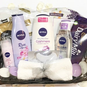 Luxury Nivea Valentines Pamper Hamper Birthday Thank You Get Well Soon Self-care Birthday Self Care Wedding Bride  Mothers Day Secret Santa