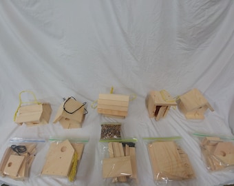 5 DIY Birdhouse Bundle Kit
