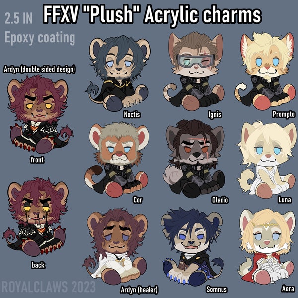 FFXV "plush" ACRYLIC charms