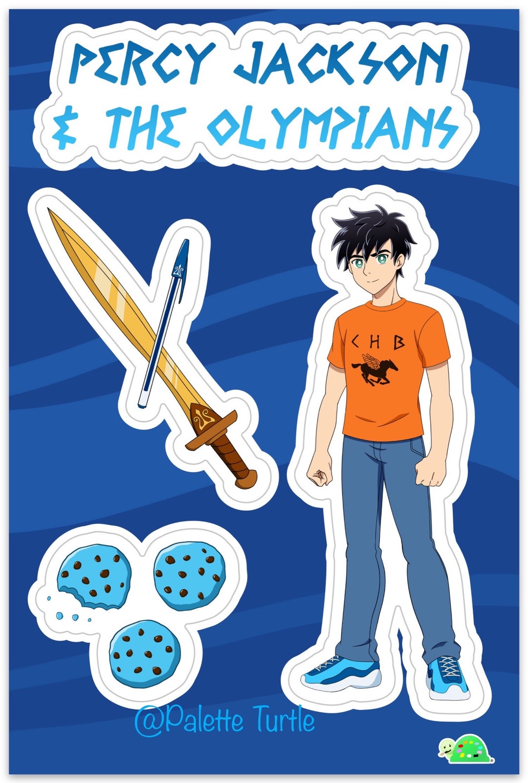 Percy Jackson Sticker Sheet - Etsy