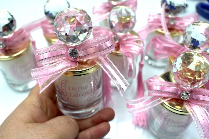 Luxury Baby Shower Favor Gel Candles Bridal Shower Favors | Etsy
