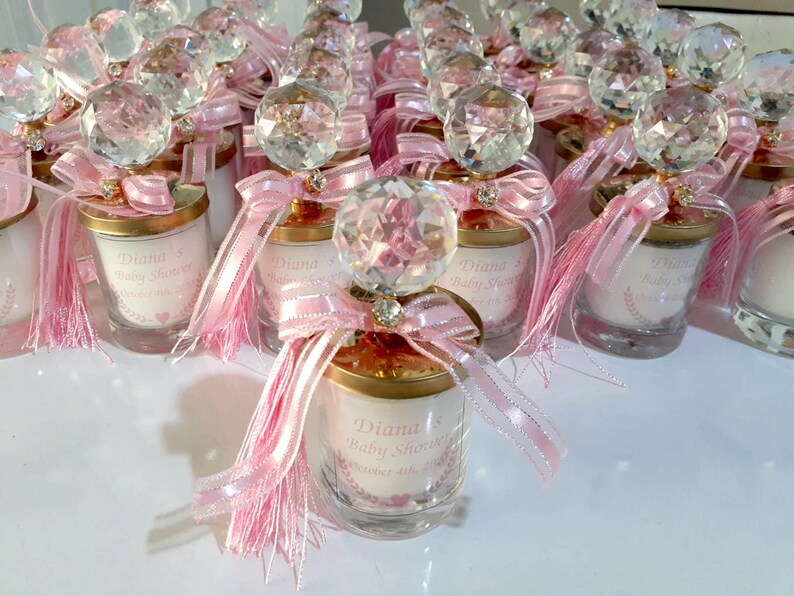 Luxury Baby Shower Favor Gel Candles Bridal Shower Favors | Etsy