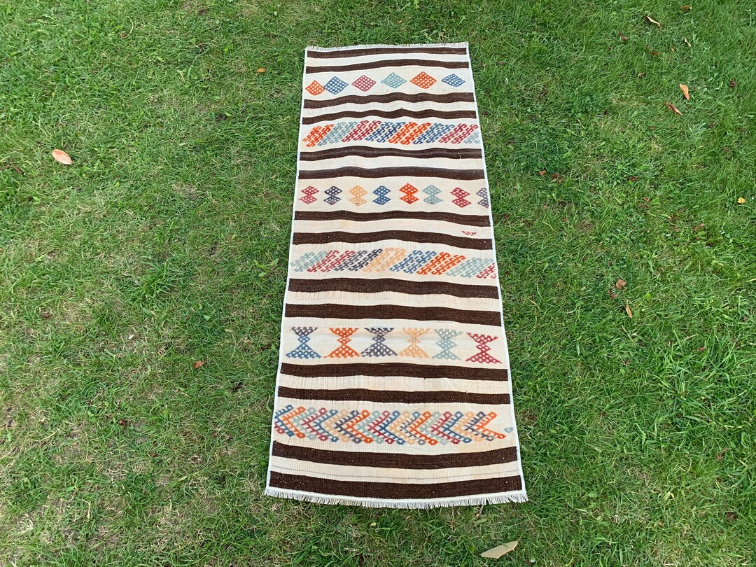 Small Vintage Rug 207 X 535 Ft. Turkish Small Rug Etsy UK