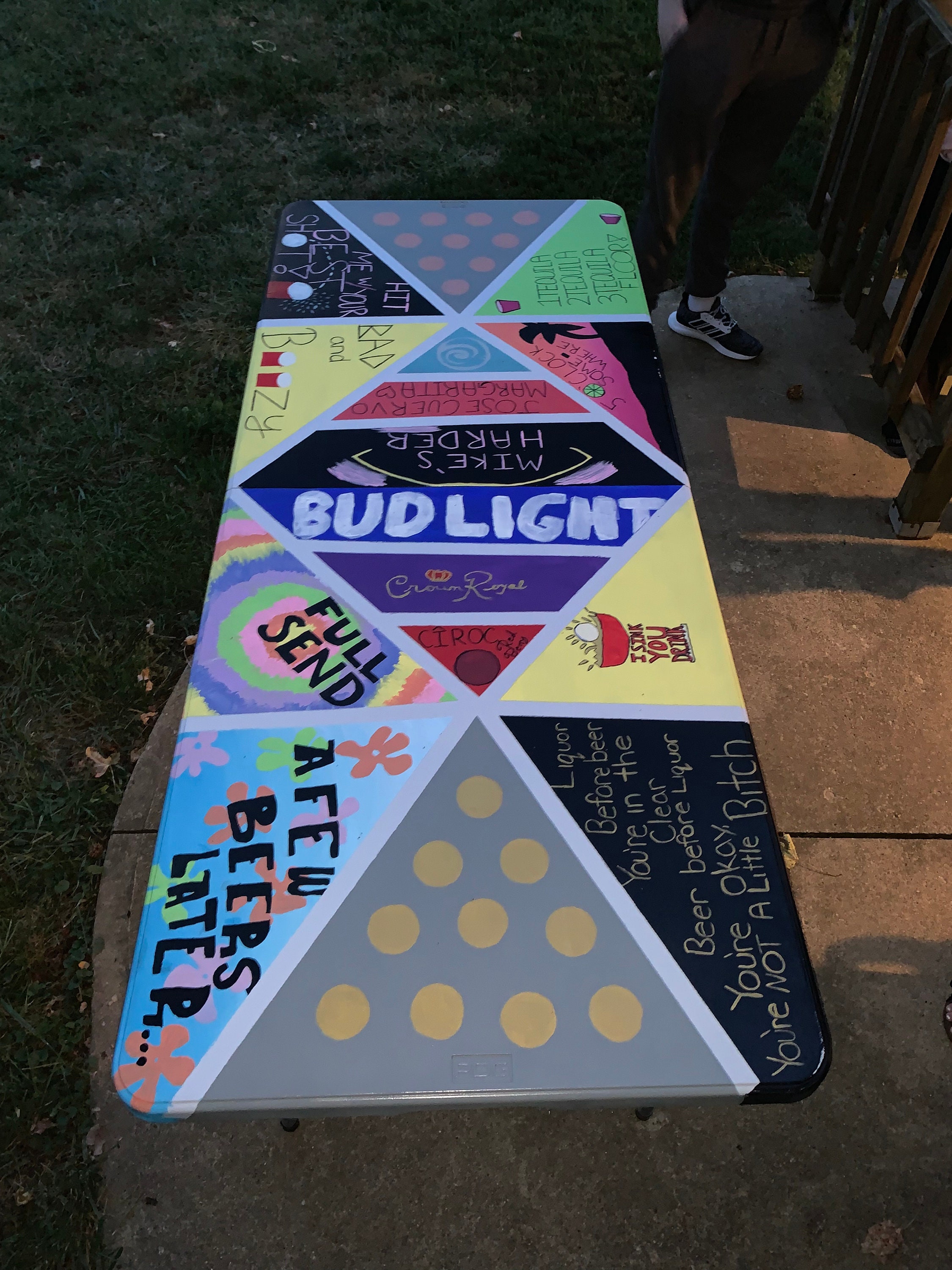 Custom Painted Pong Tables Etsy