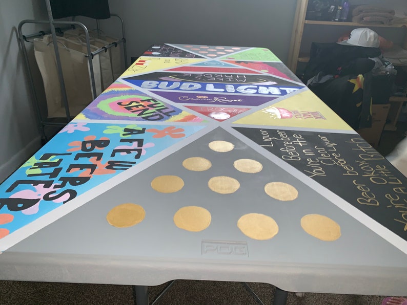 Custom Painted Pong Tables Etsy