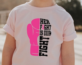 Her Fight is Due Fight Shirt, Stronger Than Cancer Shirt, Nobody Fights Alone Shirt, Cancer Survivor Shirt, Cancer Warrior Shirt, S3706