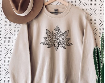 Lotus flower sweatshirt Clearance
