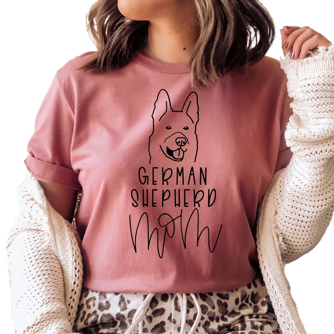 German Shepherd Dog Mom T shirt Custom T shirt For German Shepherd german-shepherd-dog-mom-t-shirt-custom-t-shirt-for-german-shepherd