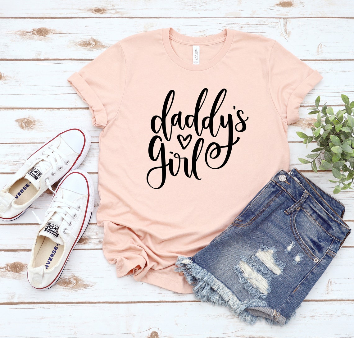 Daddy's Girl Shirt. Hoodie Gift for Daughter and Dad. | Etsy