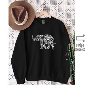 Mandala Elephant Sweatshirt, Shirt, and Hoodie Gift for Women and Men. image 2