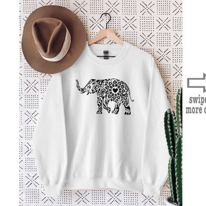 Mandala Elephant Sweatshirt, Shirt, and Hoodie Gift for Women and Men. image 4