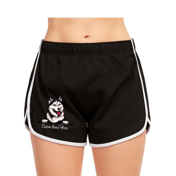 Personalized Dog Face Shorts, Customized Dog Breed Shorts, Custom Dog Shorts, Dog Mom Gift, Dog Peeking Shorts, S2023