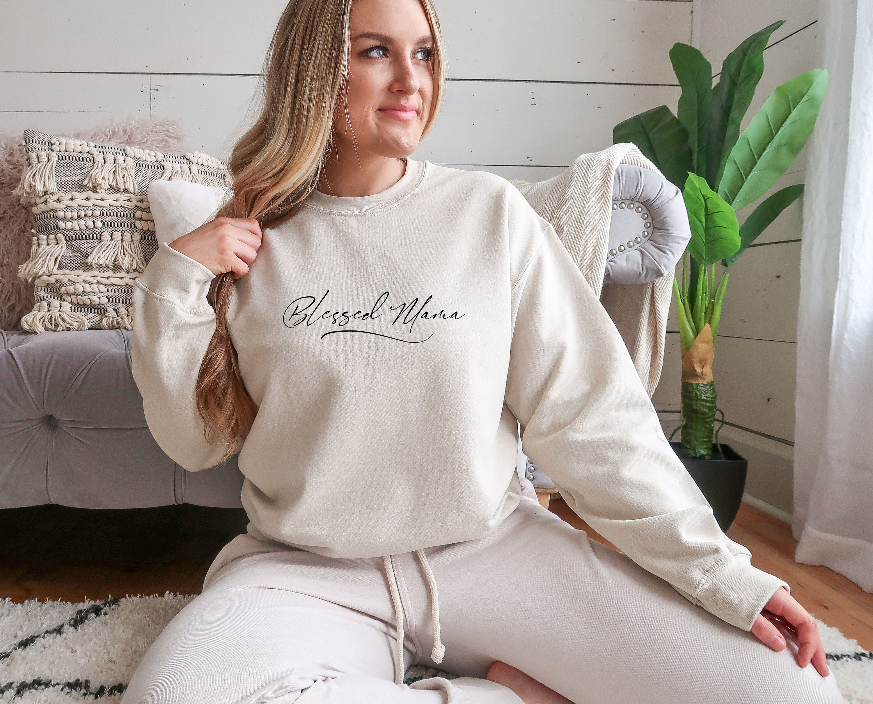 Blessed mama sweatshirt hotsell