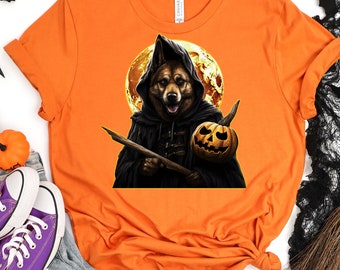 German Shepherd Halloween Shirt, S8008