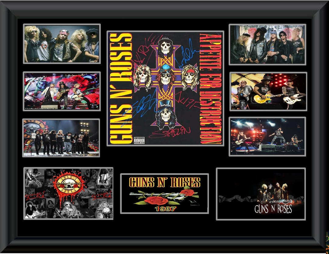 Guns N Roses Autographed Appetite for Destruction