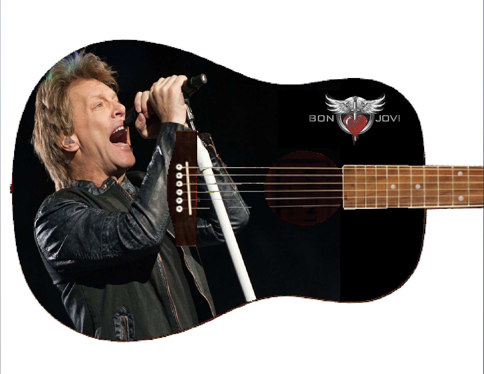 Bon Jovi Guitarra Personalizada, image size:1650x1275