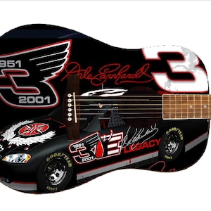 Dale Earnhardt Custom Guitar