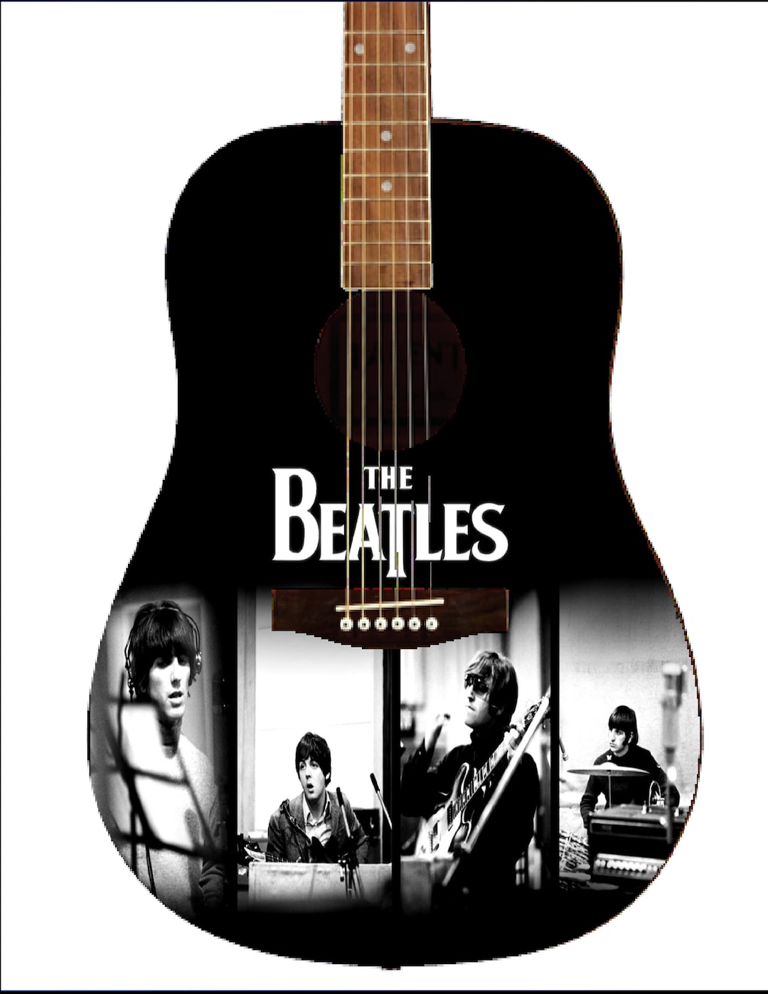 Beatles Custom Guitar - Etsy
