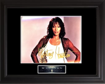 Whitney Houston Autographed Photo