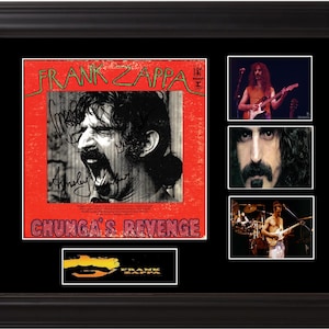 Frank Zappa Autographed lp