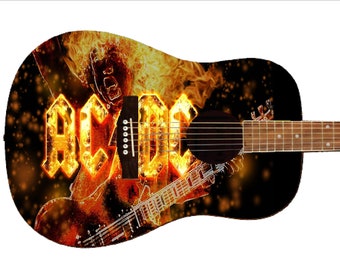 Chitarra personalizzata AC/DC