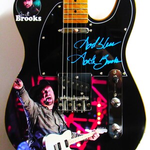 Garth Brooks Autographed Guitar