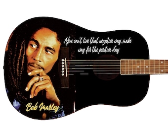 Bob Marley Custom Guitar