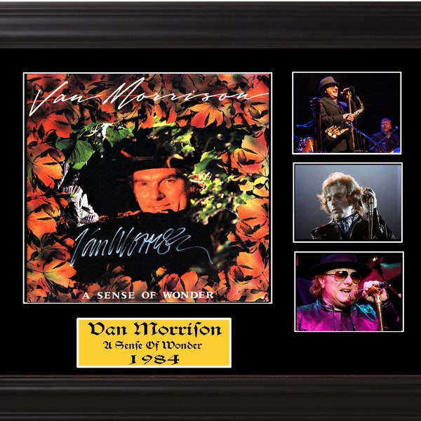 Van Morrison Signed Album Lp "A Sense Of Wonder"
