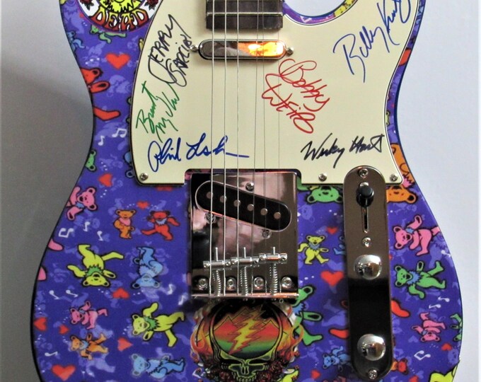 Grateful Dead Autographed Guitar Etsy