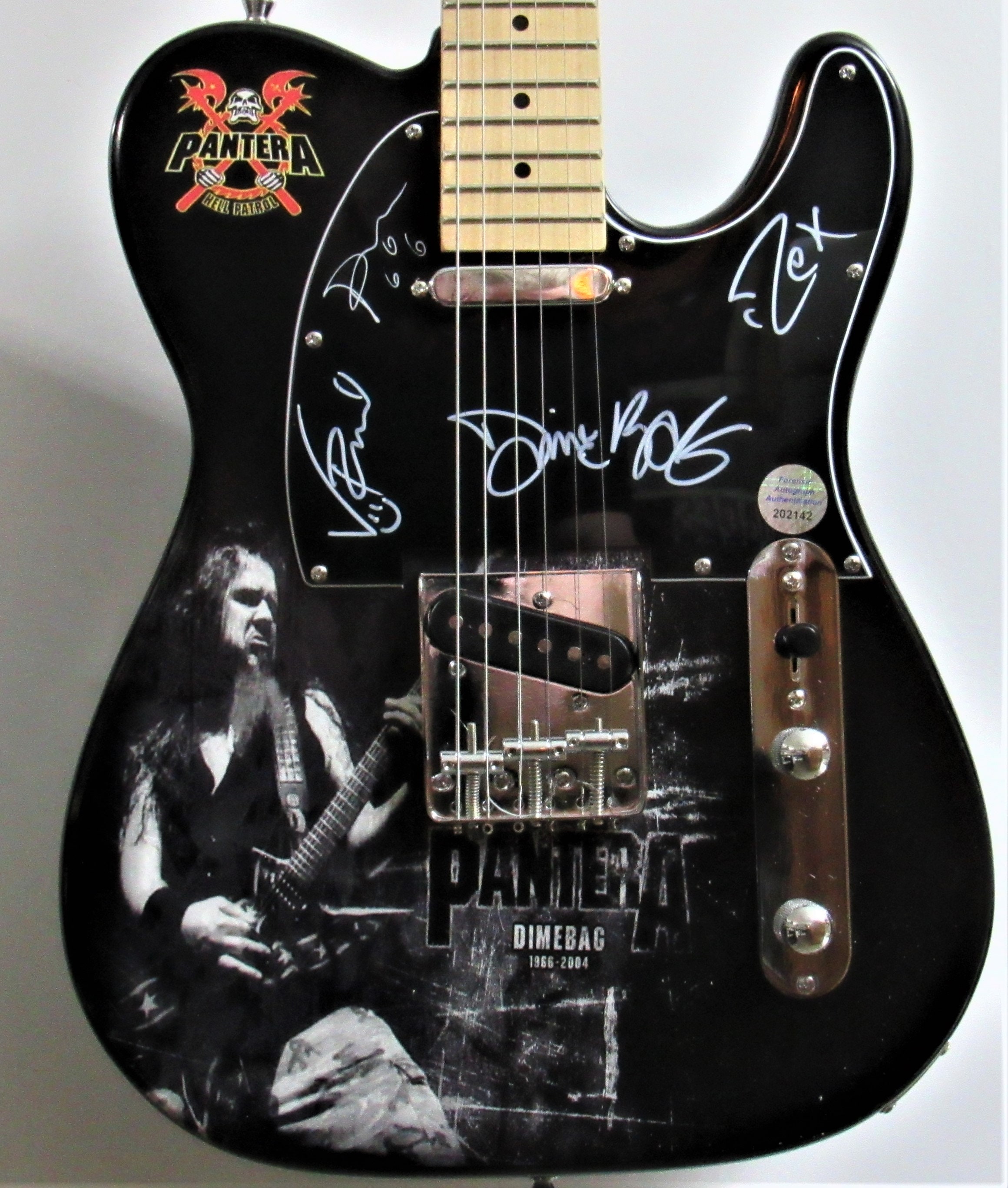 Pantera Band Signed Custom Guitar - Etsy