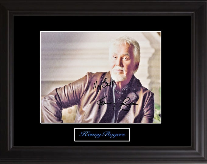KENNY ROGERS signed autographed photo happy smile COA Hologram main image 0