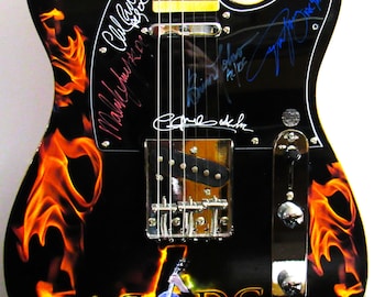 AC/DC Autographed Guitar