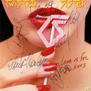 Twisted Sister Band Signed Love Is For Suckers Album